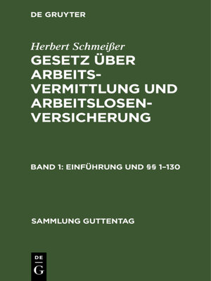 cover image of Einführung und §§ 1–130